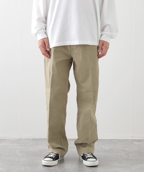 SAVE KHAKI UNITED(セーブカーキユナイテッド)の「SAVE KHAKI UNITED / WIDE LEG CHINO(チノパンツ・メンズ・チャコールグレー/ベージュ/ネイビー・32/34/30)」の7枚目の写真
