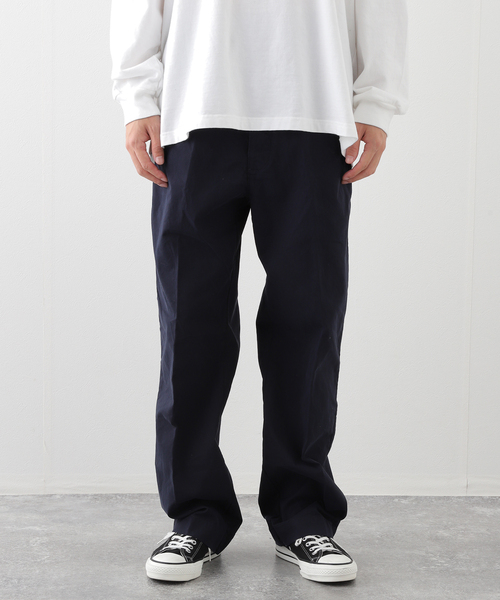 SAVE KHAKI UNITED(セーブカーキユナイテッド)の「SAVE KHAKI UNITED / WIDE LEG CHINO(チノパンツ・メンズ・チャコールグレー/ベージュ/ネイビー・32/34/30)」の8枚目の写真
