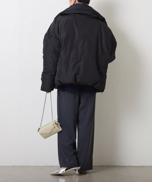 COLLAGE GALLARDAGALANTE(コラージュガリャルダガランテ)の「シームレスファイバーダウンジャケット(ダウンジャケット/コート・レディース・ホワイト系その他/ブラック/グレー・FREE)」の19枚目の写真