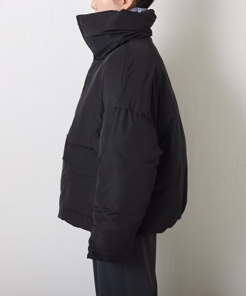 COLLAGE GALLARDAGALANTE(コラージュガリャルダガランテ)の「シームレスファイバーダウンジャケット(ダウンジャケット/コート・レディース・ホワイト系その他/ブラック/グレー・FREE)」の22枚目の写真
