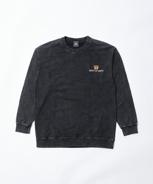 WANT SLIP(ウォント スリップ)の「Small Logo Light Sweat(スウェット・メンズ・ブラック・FREE)」の2枚目の写真