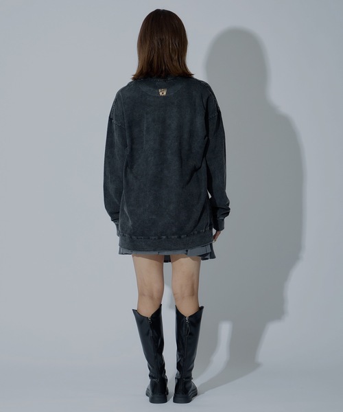 WANT SLIP(ウォント スリップ)の「Small Logo Light Sweat(スウェット・メンズ・ブラック・FREE)」の6枚目の写真