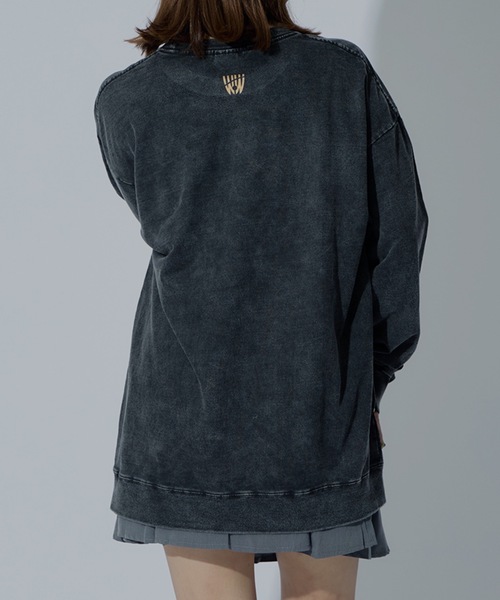 WANT SLIP(ウォント スリップ)の「Small Logo Light Sweat(スウェット・メンズ・ブラック・FREE)」の8枚目の写真