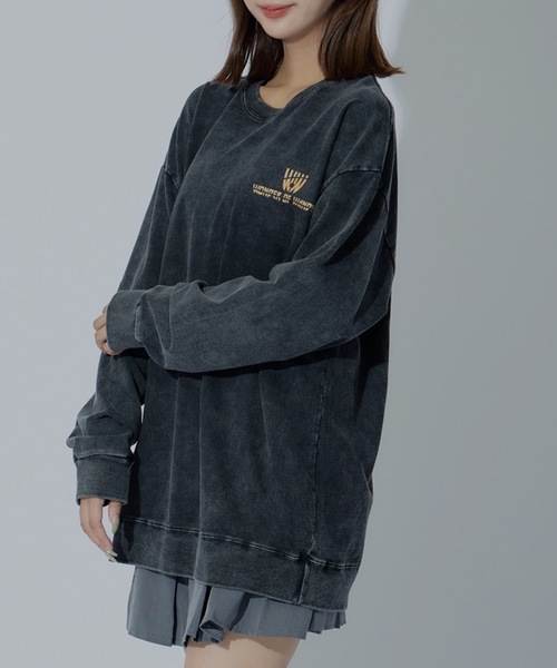 WANT SLIP(ウォント スリップ)の「Small Logo Light Sweat(スウェット・メンズ・ブラック・FREE)」の9枚目の写真