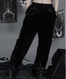 ililil（イルイルイル）の「『ililil/イルイルイル』【地元で最恐の奴のパンツ】和柄刺繍ベロアトラックパンツ（その他パンツ）」