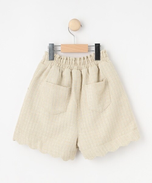 SHOO・LA・RUE（シューラルー）の「【100-140cm/プチセレ】ツイードショートパンツ（その他パンツ・キッズ・ブラック/ライトベージュ・10/11/12/13/14）」の4枚目の写真