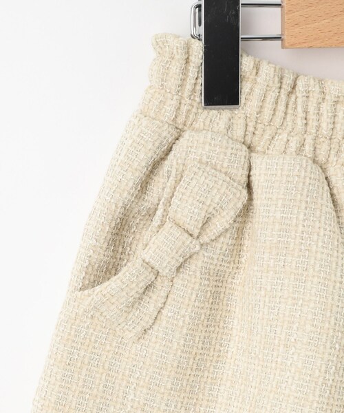 SHOO・LA・RUE（シューラルー）の「【100-140cm/プチセレ】ツイードショートパンツ（その他パンツ・キッズ・ブラック/ライトベージュ・10/11/12/13/14）」の6枚目の写真