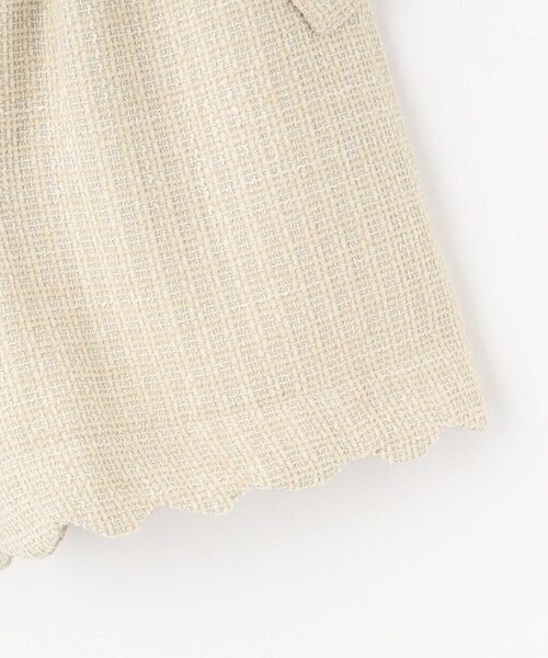 SHOO・LA・RUE（シューラルー）の「【100-140cm/プチセレ】ツイードショートパンツ（その他パンツ・キッズ・ブラック/ライトベージュ・10/11/12/13/14）」の7枚目の写真