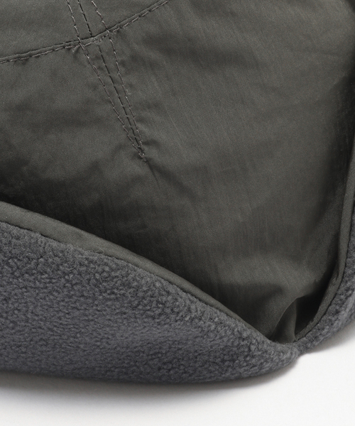BAL（バル）の「【BAL / バル】FLEECE EAR FLAP 6-PANEL HAT（ハット・メンズ・ブラック/チャコールグレー・FREE）」の11枚目の写真