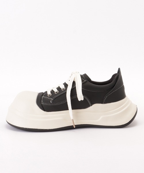 Saint Laurent BUMP レースアップ ラウンドトゥ ロゴ スニーカー Saint Laurent BUMP レースアップ ラウンドトゥ ロゴ スニーカー