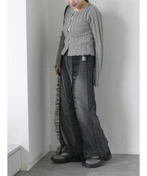 ehka sopo | チュールカバーパンツ(その他パンツ)