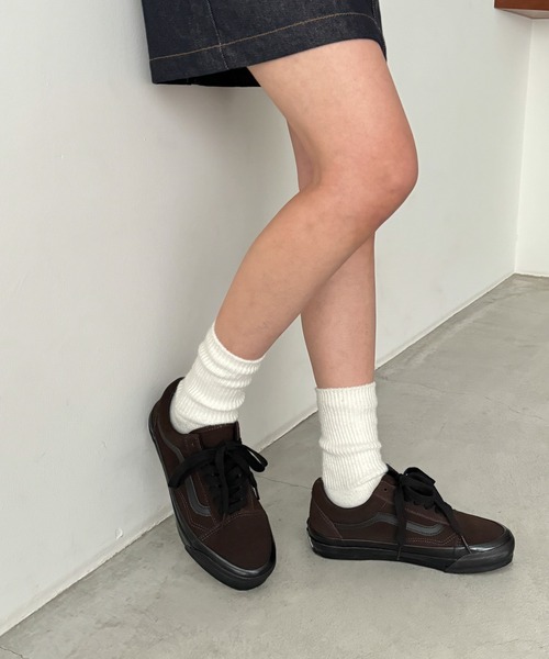 VANS(バンズ)の「VANS LX Old Skool/VN000D56(スニーカー・レディース・ブラウン/ブラック・7/6.5/9/10/8/6/5.5)」の1枚目の写真