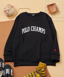 POLO CHAMPS（ポロチャンプス）の「【 POLO CHAMPS / ポロチャンプス 】フロントロゴプリント オーバーサイズ 裏起毛 トレーナー 長袖 キッズ（スウェット・キッズ）」
