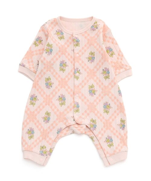 Ampersand（アンパサンド）の「テレコバラエティカバーオール（ロンパース・キッズ・アイボリー/レモンイエロー/ピンク/イエロー・60/70/80）」の4枚目の写真