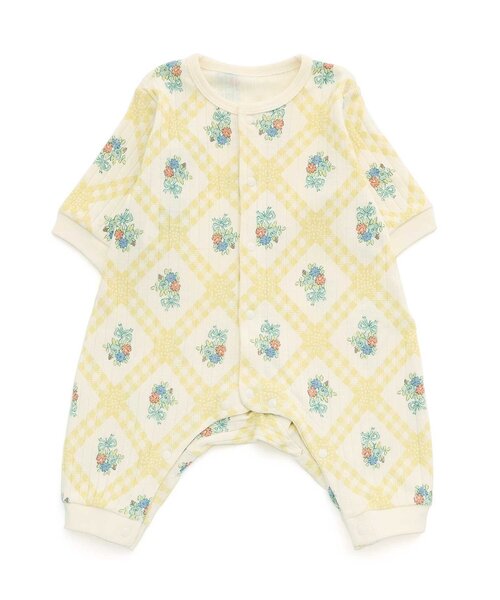 Ampersand（アンパサンド）の「テレコバラエティカバーオール（ロンパース・キッズ・アイボリー/レモンイエロー/ピンク/イエロー・60/70/80）」の6枚目の写真