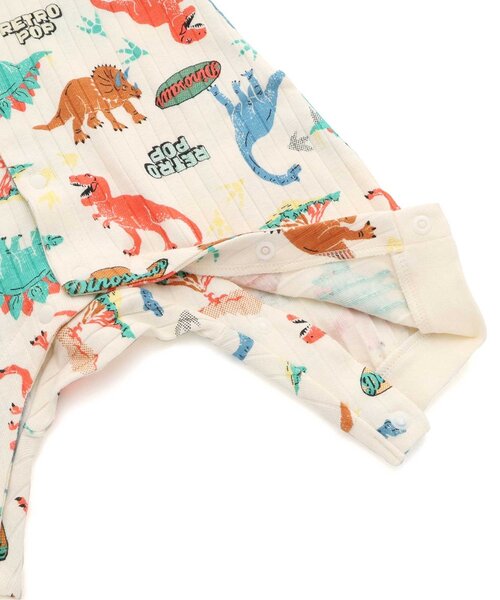 Ampersand（アンパサンド）の「テレコバラエティカバーオール（ロンパース・キッズ・アイボリー/レモンイエロー/ピンク/イエロー・60/70/80）」の15枚目の写真