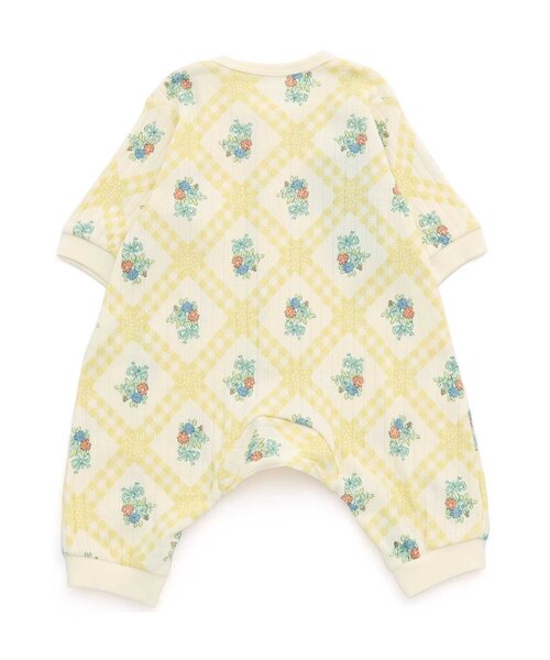 Ampersand（アンパサンド）の「テレコバラエティカバーオール（ロンパース・キッズ・アイボリー/レモンイエロー/ピンク/イエロー・60/70/80）」の8枚目の写真