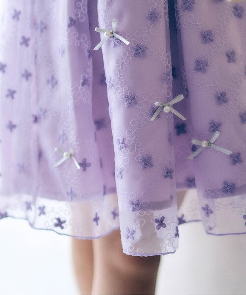 apres les cours（アプレレクール）の「フォーマルジャンパースカート（ジャンパースカート・キッズ・ネイビー/ラベンダー・130/120/110/100）」の12枚目の写真
