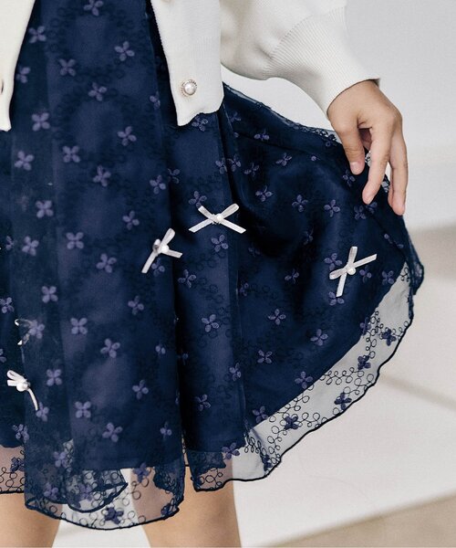 apres les cours（アプレレクール）の「フォーマルジャンパースカート（ジャンパースカート・キッズ・ネイビー/ラベンダー・130/120/110/100）」の13枚目の写真