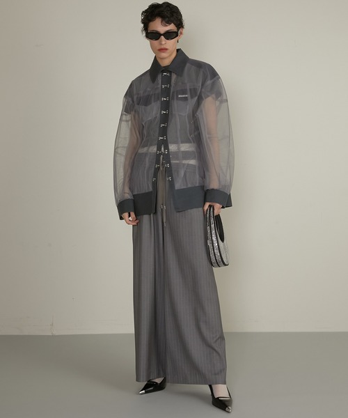 PRANK PROJECT（プランクプロジェクト）の「レイヤードスラックス / Layered Slacks（スラックス・レディース・グレー/ブラック・38/36）」の10枚目の写真