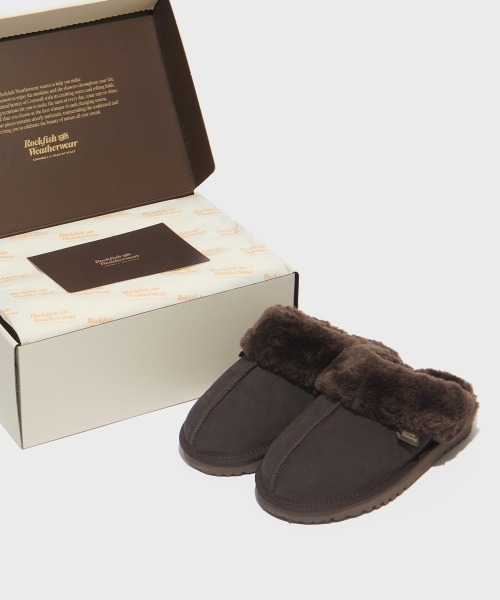 ROCKFISH WEATHERWEAR（ロックフィッシュウェザーウェア）の「ORIGINAL WINTER SLIPPERS（スリッポン・レディース・モカ/ベージュ/ミント/ラベンダー/ピンク/ライトイエロー/ブラック/チョコ・23.0cm/24.0cm/25.0cm）」の12枚目の写真