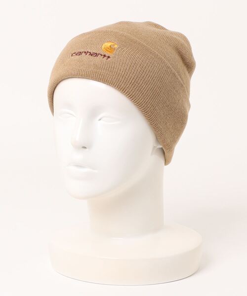 Carhartt WIP（カーハートダブリューアイピー）の「Carhartt WIP/カーハート ダブリューアイピー ビーニー AMERICAN SCRIPT BEANIE I034235（ニットキャップ/ビーニー・メンズ・ホワイト/レッド/カーキ/ブラック・FREE）」の12枚目の写真