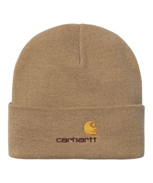 Carhartt WIP（カーハートダブリューアイピー）の「Carhartt WIP/カーハート ダブリューアイピー ビーニー AMERICAN SCRIPT BEANIE I034235（ニットキャップ/ビーニー・メンズ・ホワイト/レッド/カーキ/ブラック・FREE）」の7枚目の写真