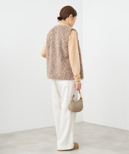 IENA（イエナ）の「《WEB限定/追加》ウール混トリアセ リラックスパンツ（その他パンツ・レディース・アイボリー・34/36/38/40）」の16枚目の写真