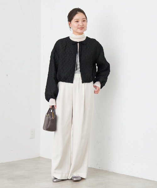 IENA（イエナ）の「《WEB限定/追加》ウール混トリアセ リラックスパンツ（その他パンツ・レディース・アイボリー・34/36/38/40）」の19枚目の写真