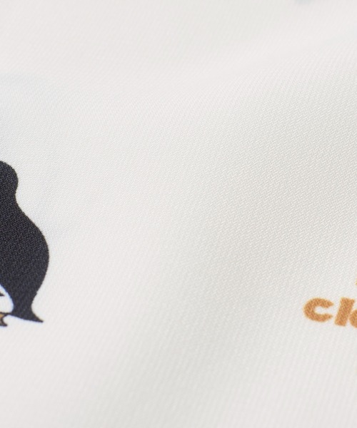 ADPOSION（アドポーション）の「接触冷感 イージーケア アニマル柄 ルーズシルエット半袖シャツ（シャツ/ブラウス・メンズ・ホワイト系1/ホワイト系2/ブルーグレー/ホワイト系3/ブラック系2/ブラック系4/ブルー/ホワイト系4/ブラック系1/ブラック系3/グリーン/ベージュ・MEDIUM/LARGE/X-LARGE）」の13枚目の写真