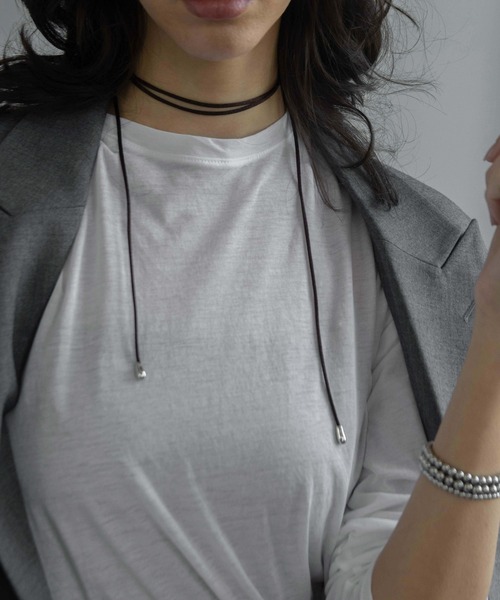 セール】リボン チョーカー コードネックレス（チョーカー