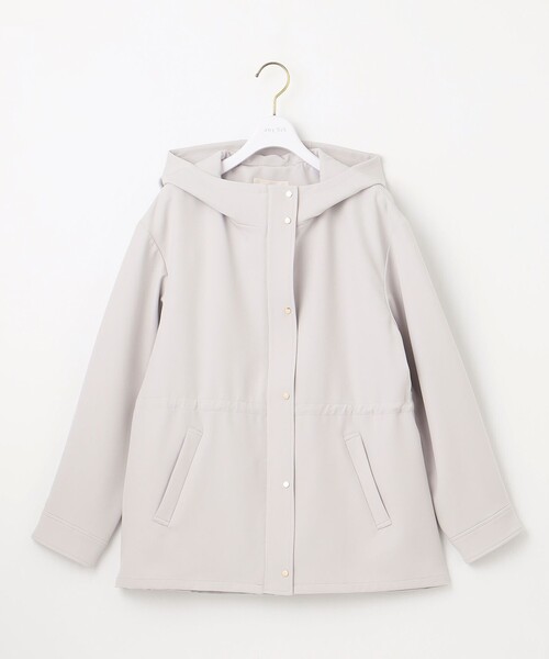 ANY SIS(エニィスィス)の「【撥水・UVカット・洗える】フーデットハーフ コート(その他アウター・レディース・ライトイエロー系/ネイビー系/ベージュ系/ライトグレー系・4)」の8枚目の写真
