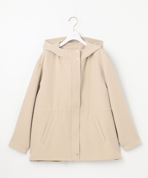 ANY SIS(エニィスィス)の「【撥水・UVカット・洗える】フーデットハーフ コート(その他アウター・レディース・ライトイエロー系/ネイビー系/ベージュ系/ライトグレー系・4)」の9枚目の写真