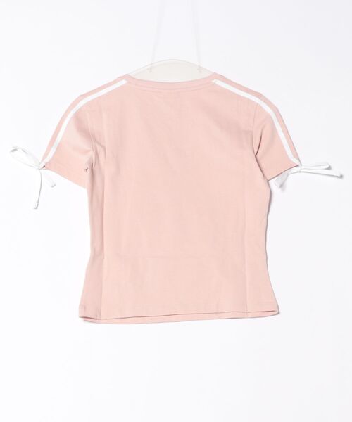 PUMA（プーマ）の「PUMA/プーマ T7 MODERN SLIM SHORT T Tシャツ 633345（Tシャツ/カットソー・レディース・ホワイト/ピンク/ブラック・M/L）」の4枚目の写真