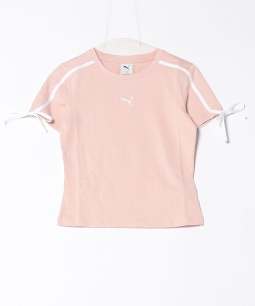 PUMA（プーマ）の「PUMA/プーマ T7 MODERN SLIM SHORT T Tシャツ 633345（Tシャツ/カットソー・レディース・ホワイト/ピンク/ブラック・M/L）」の12枚目の写真