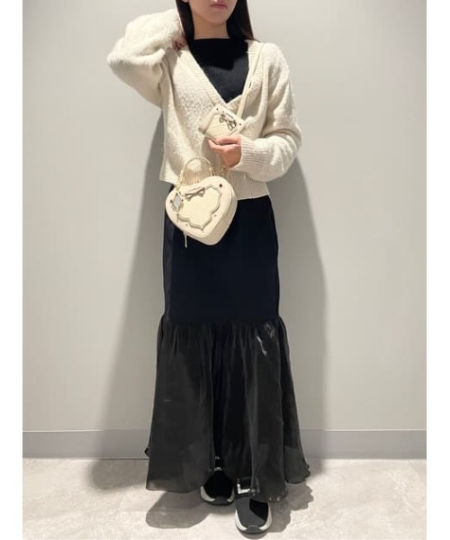 SAMANTHAVEGA(サマンサベガ)の「『美女と野獣』「ベル」コレクション ハート型ショルダーバッグ(ショルダーバッグ・レディース・ベージュ・FREE)」の14枚目の写真
