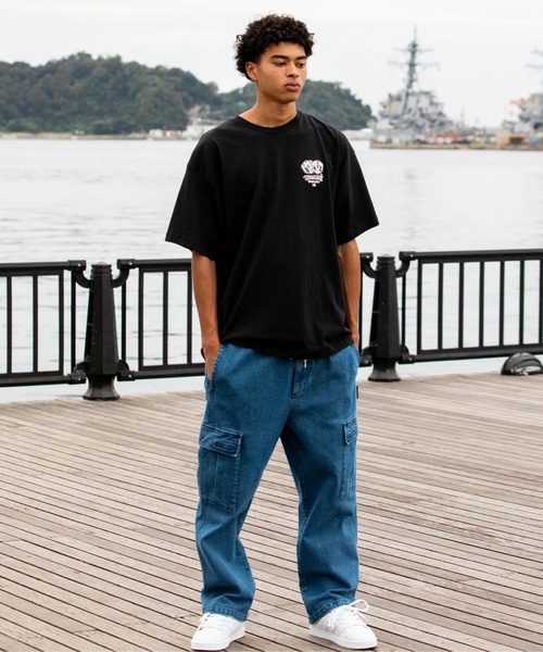 DC SHOES（ディーシーシューズ）の「25 WIDE CARGO PANT/DCワイドカーゴパンツ（カーゴパンツ・メンズ・ブラック/カーキ/ブラック系その他/インディゴブルー/ライトブルー・X-LARGE/LARGE/MEDIUM）」の5枚目の写真