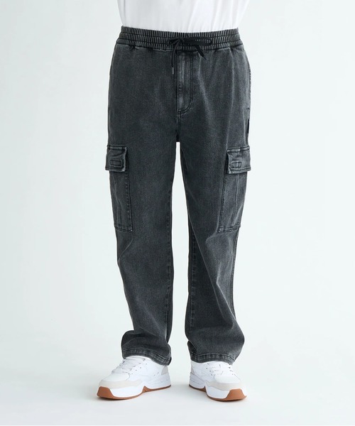 DC SHOES（ディーシーシューズ）の「25 WIDE CARGO PANT/DCワイドカーゴパンツ（カーゴパンツ・メンズ・ブラック/カーキ/ブラック系その他/インディゴブルー/ライトブルー・X-LARGE/LARGE/MEDIUM）」の9枚目の写真