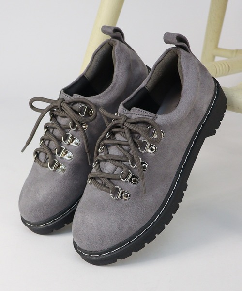 LibertyDoll(リバティードール)の「LibertyDoll/ローカットマウンテンブーツ トレッキングブーツ(3071)(ブーツ・レディース・ベージュ/ブラック/グレー・36/40/39/38/37)」の3枚目の写真