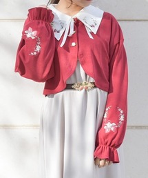 axes femme | ストロベリー刺繍ボレロ(カーディガン/ボレロ)