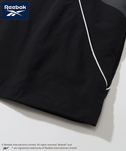 Reebok（リーボック）の「【Reebok/リーボック】別注 ハーフジップ ナイロンアノラックパーカー（ナイロンジャケット・メンズ・グリーン/ネイビー/グレー/ブラック・LL/M/L）」の14枚目の写真