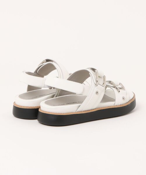 tsumori chisato WALK（ツモリチサトウォーク）の「厚底バックストラップサンダル（サンダル・レディース・ホワイト/ベージュ/ブラック・S(22.5cm)/L(24.5cm)/M(23.5cm)）」の4枚目の写真