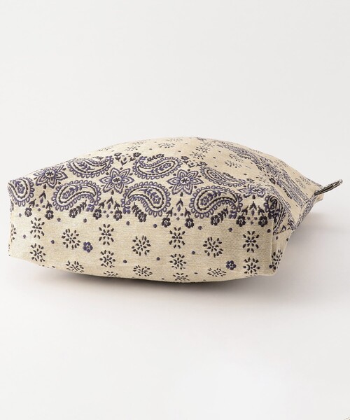 FREAK'S STORE（フリークスストア）の「Bindu/ビンドゥー Vintage Bandana Jacquard Tote Bag/ヴィンテージ バンダナジャガード トートバッグ（トートバッグ・レディース・ブラック/ナチュラル・ONE SIZE）」の5枚目の写真