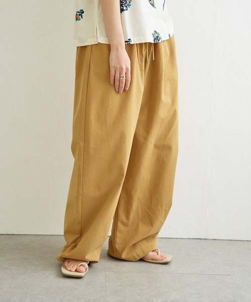 notch.（ノッチ）の「【sweet web掲載】ボリュームタックワイドパンツ（その他パンツ・レディース・キャメル/ブラック/アイボリー・M/TM）」の16枚目の写真