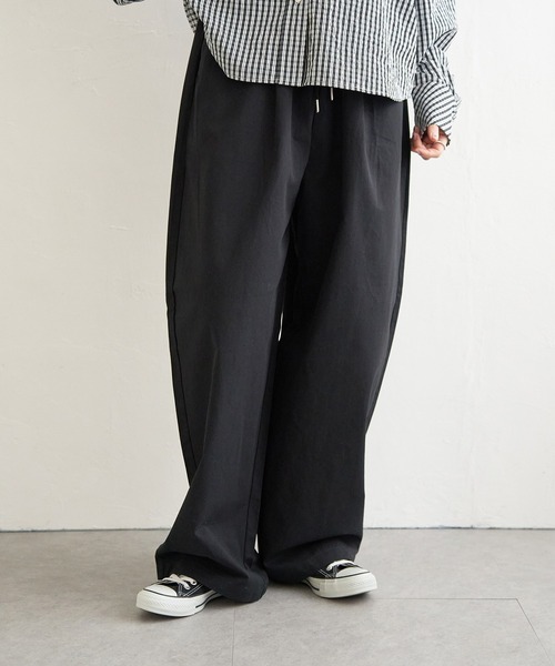 notch.（ノッチ）の「【sweet web掲載】ボリュームタックワイドパンツ（その他パンツ・レディース・キャメル/ブラック/アイボリー・M/TM）」の8枚目の写真