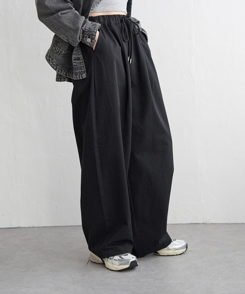 notch.（ノッチ）の「【sweet web掲載】ボリュームタックワイドパンツ（その他パンツ・レディース・キャメル/ブラック/アイボリー・M/TM）」の22枚目の写真