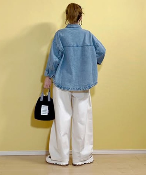 notch.（ノッチ）の「【sweet web掲載】ボリュームタックワイドパンツ（その他パンツ・レディース・キャメル/ブラック/アイボリー・M/TM）」の7枚目の写真