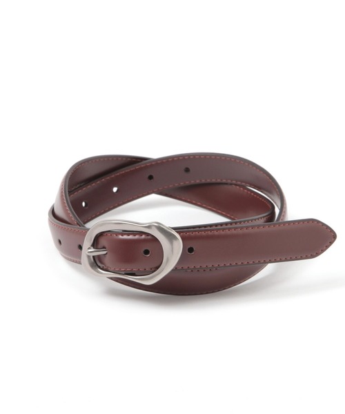 LAKOLE（ラコレ）の「ニュアンスバックルベルト / 321156（ベルト・レディース・ブラック/ブラウン・FREE）」の2枚目の写真