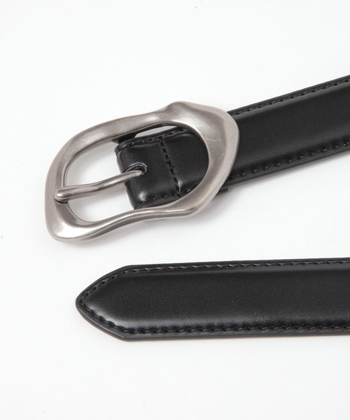 LAKOLE（ラコレ）の「ニュアンスバックルベルト / 321156（ベルト・レディース・ブラック/ブラウン・FREE）」の4枚目の写真