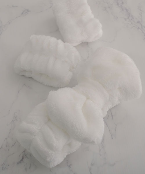 セール】【float】もこもこ ふわふわ リボン ヘアバンド【2点